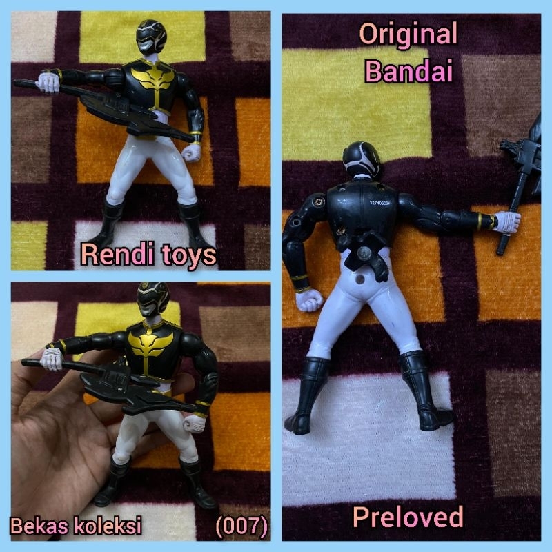 (007) Power Rangers Megaforce Action figure | Power Rangers Original Bandai | Rendi Toys