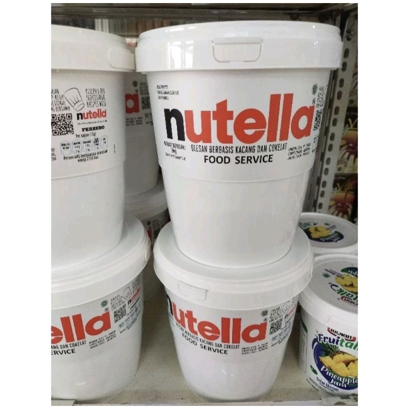 

Nutella 3kg selai olesan coklat kacang nutela kemasan besar chocolate