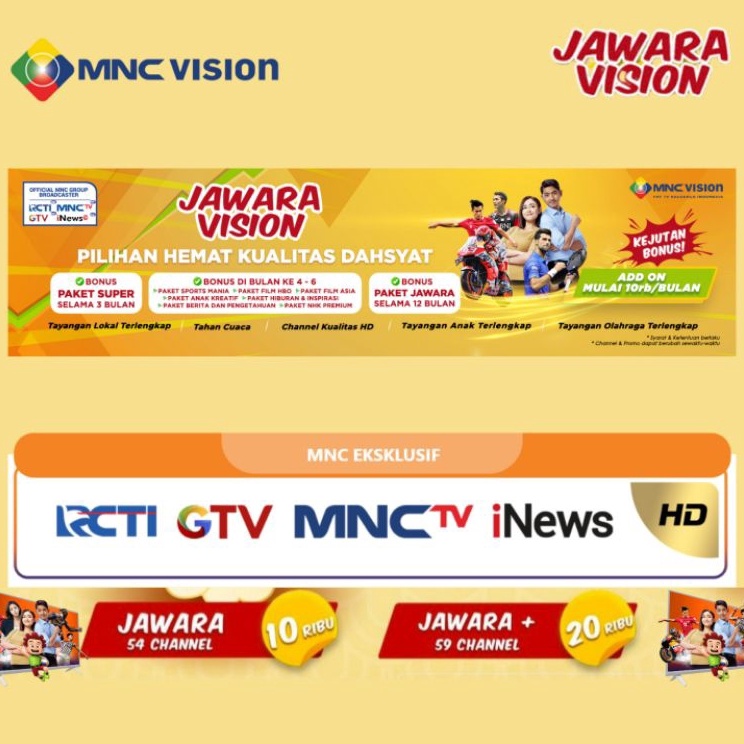 Paket Jawara Mnc Vision Jawara  Jawara  s Produk Premium Grosir
