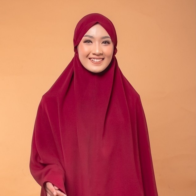 Edisi Terbatas Elzatta Hijab Jilbab Kerudung Instan Bergo Syari Jumbo Polos Bahan Crepe Woven Zaria 