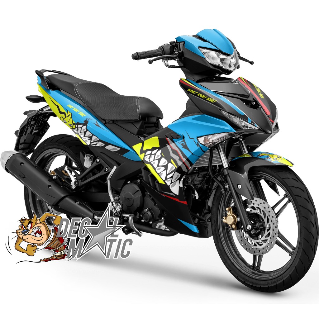 Decal MX KING 150 Full Body Stiker Motor Yamaha Jupiter MX King  135 / 150  Full Body - Shark Hiu