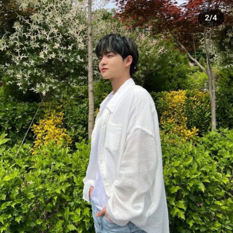 [Buy 1 Get 1] Ready Stok - Kemeja Jihoon Treasure Hyunsuk Yoshi Junkyu Jaehyuk Asahi Doyoung Haruto 