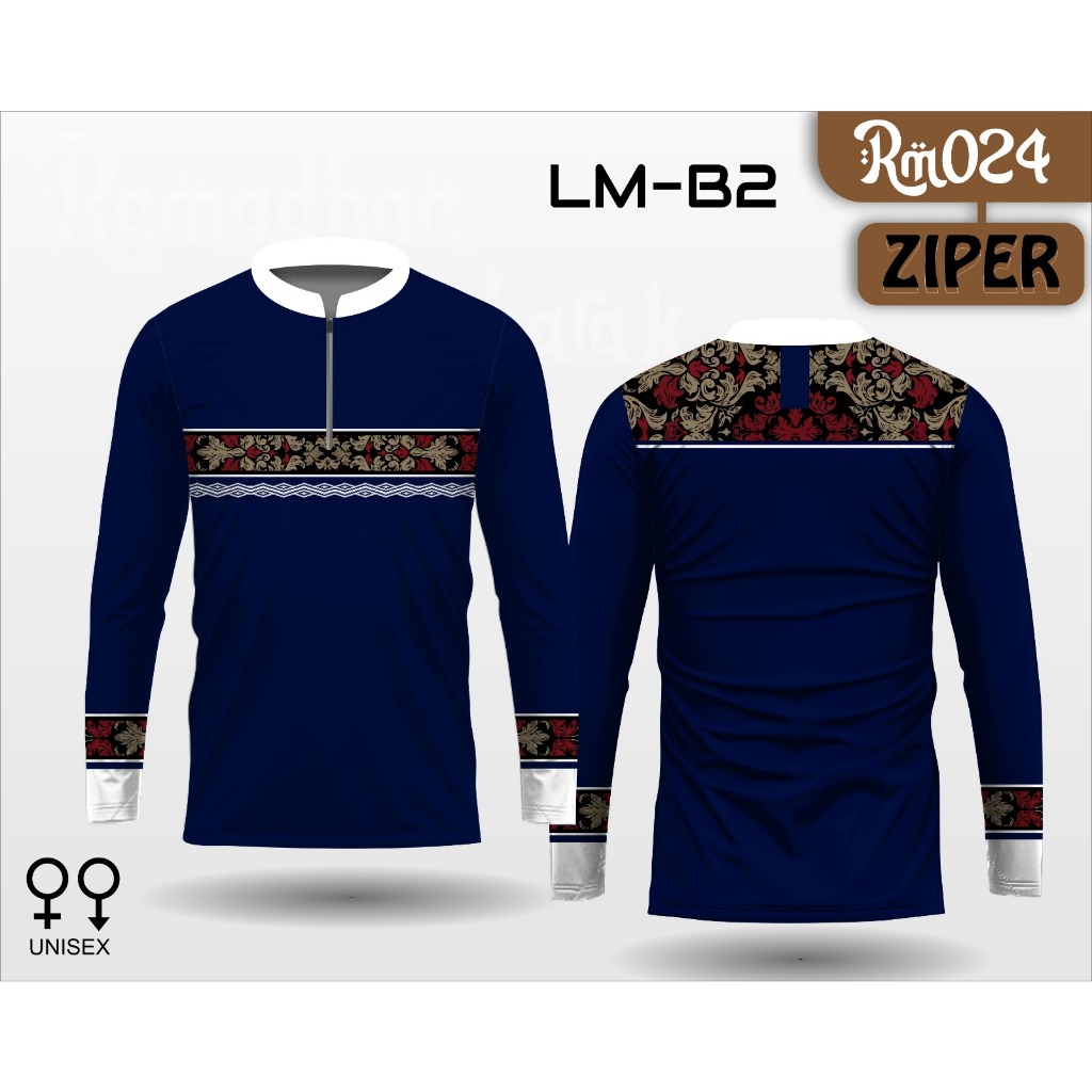 Baju KOKO Jersey Koko Baju Muslim Pria Anak dan Dewasa