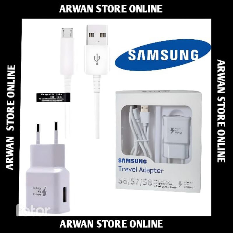 Charger Samsung Micro Usb/Charger Samsung Dan kabel Data micro