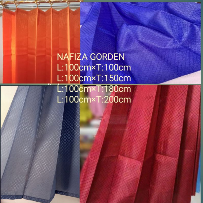 Gorden wajik polos untuk cendela dan pintu....kamar