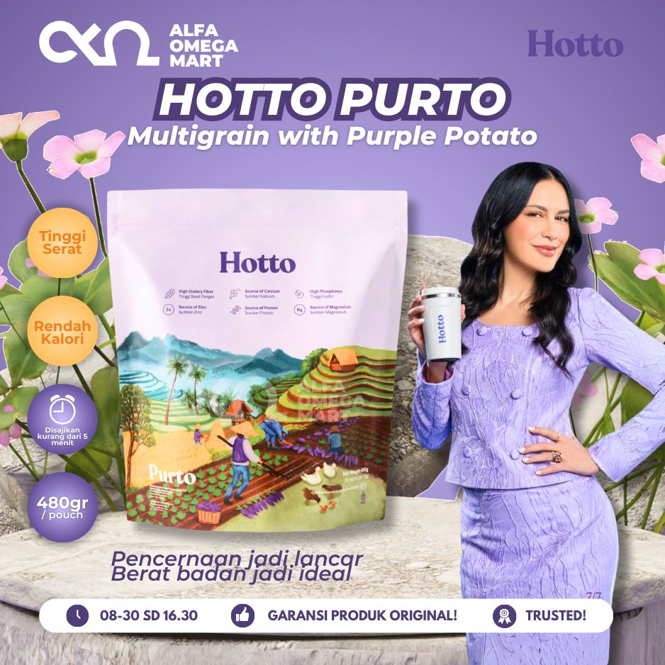 

Hotto Purto Multigrain With Purple Potato - POUCH Hotto Samarinda Hotto Kaltim Hotto Kalimantan Hotto Original
