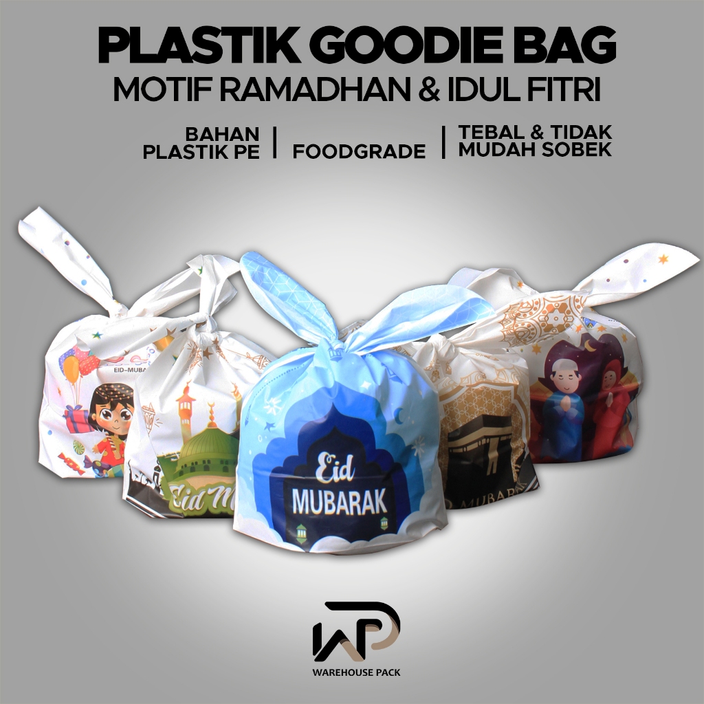 

( 10 Pcs ) Plastik Goodie Bag Kecil Motif Ramadhan | Kemasan Plastik Karakter Souvenir | Kantong Plastik Cookies Lucu Pesta Perayaan