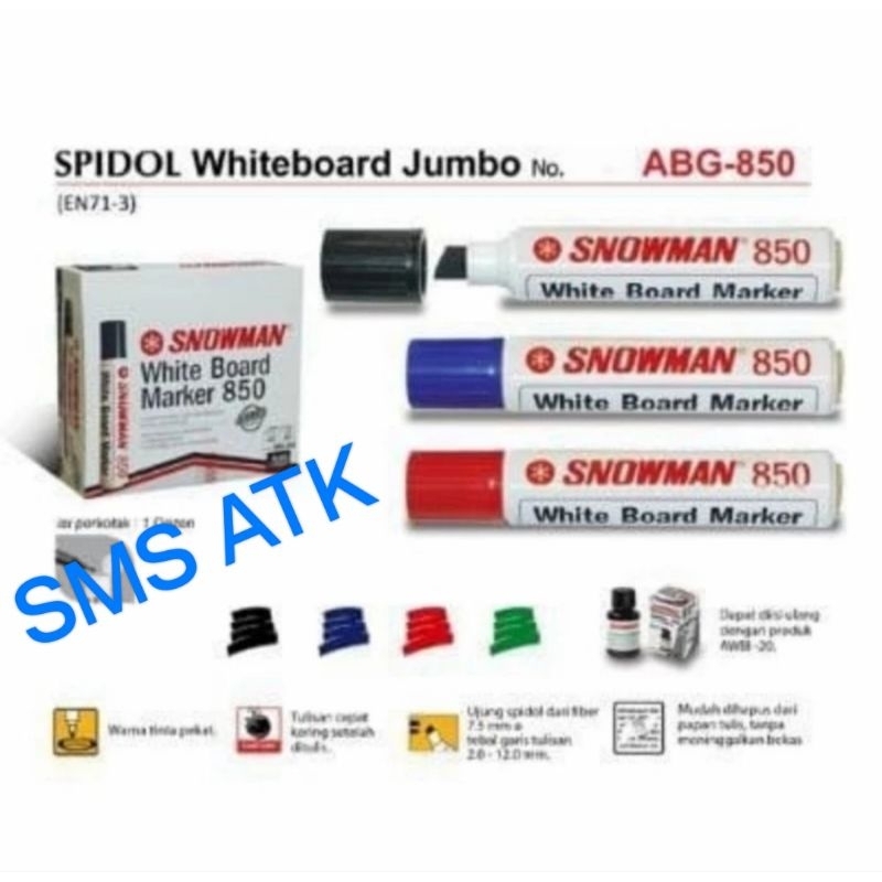 

Spidol Jumbo Whiteboard Snowman