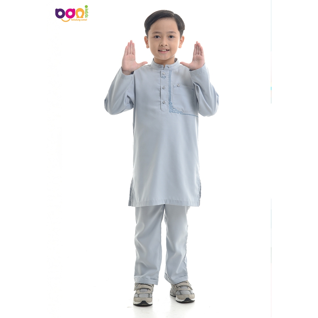 ST JUKID JAHRAN BLG/KEMKID RABBANI/JUBAH KOKO ANAK/BAJU KOKO ANAK RABBANI/PAKAIAN MUSLIM ANAK