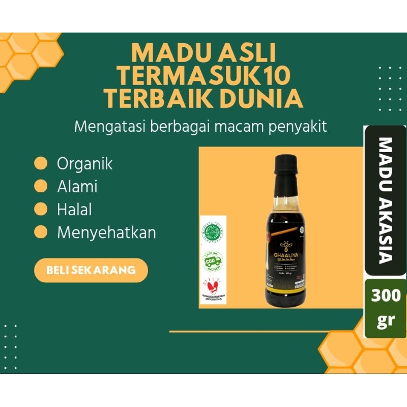 

MADU MURNI AKASIA-300GRAM-MADU ASLI-MADU SEHAT-MADU HERBAL- HEALTY MADU-MADU LOKAL-MADU KESEHATAN-MADU JAGA IMUN-MADU NATURAL-MADU ORI-MADU PREMIUM-MORGEN 618 STORE