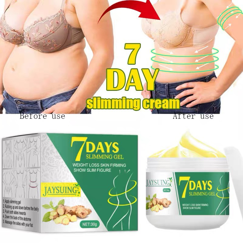 7 Days Slimming Cream Krim Pelangsing Pembakar Lemak Cream Ginger Slimming Cream 30g Pelangsing Peru