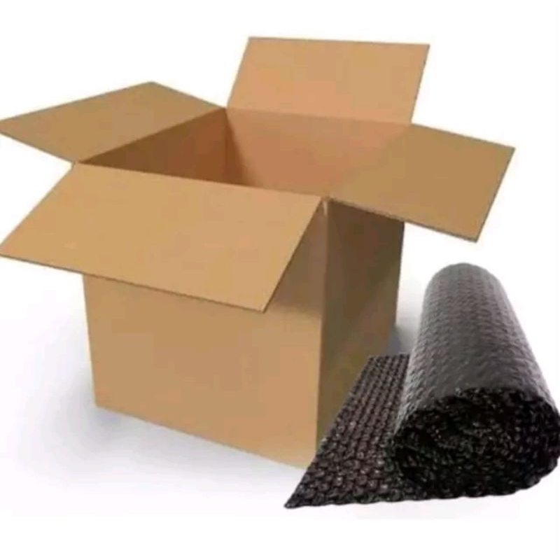

Bubblewrap + dus / box tambahan extra aman