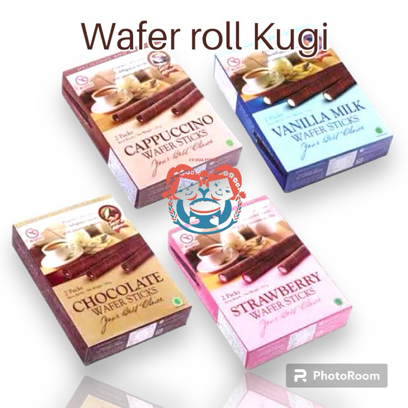 

Biskitop KUGI wafer roll stik 120gr ( 1 Dus isi 24pcs ) / hampers / hajatan