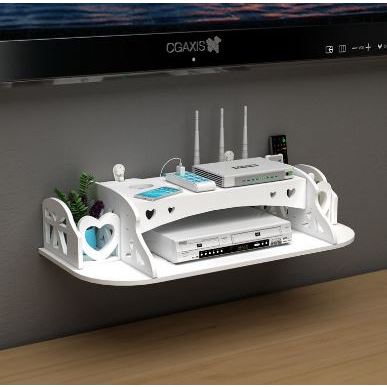 Rak Gantung DVD Ambalan / Rak Remote Music Player / Rak Dinding Gantung Multifungsi Tempat Remote