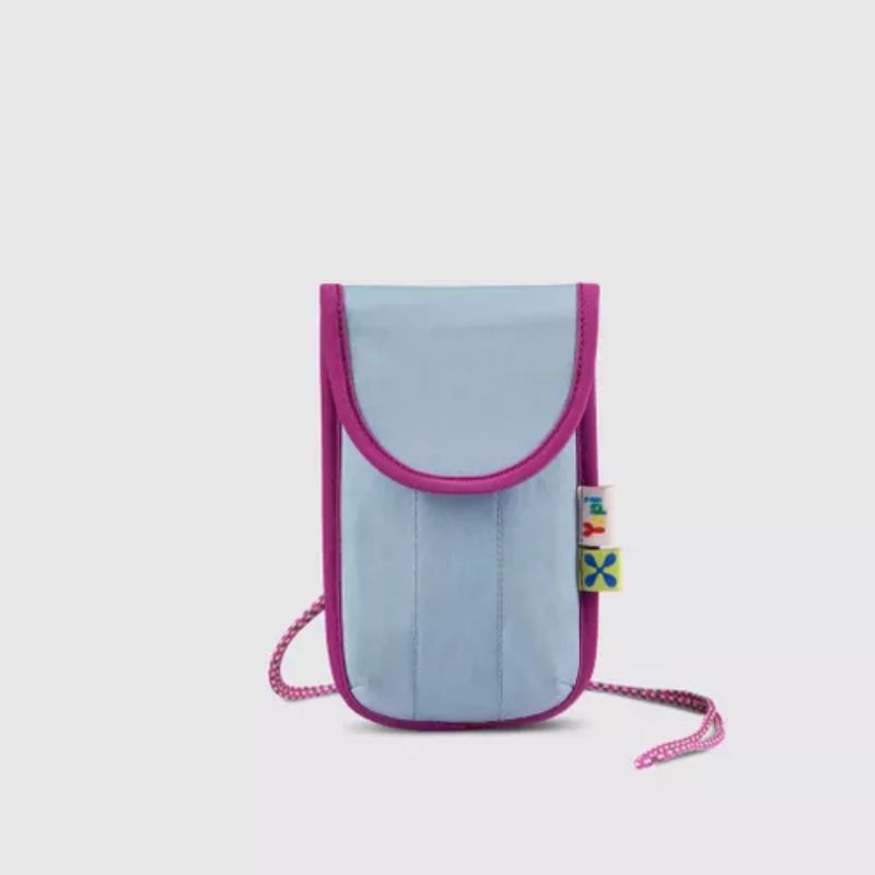 Tas Export x Yupi Baby Bear Handphone Sling Bag Grey Purple / Tas Selempang Tali