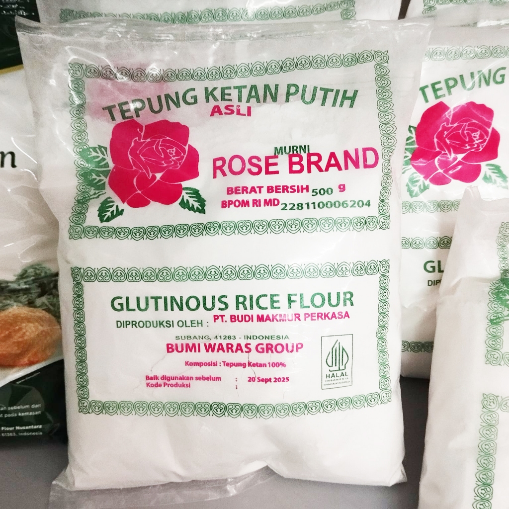 

ROSE BRAND Tepung Ketan Putih 500 gram