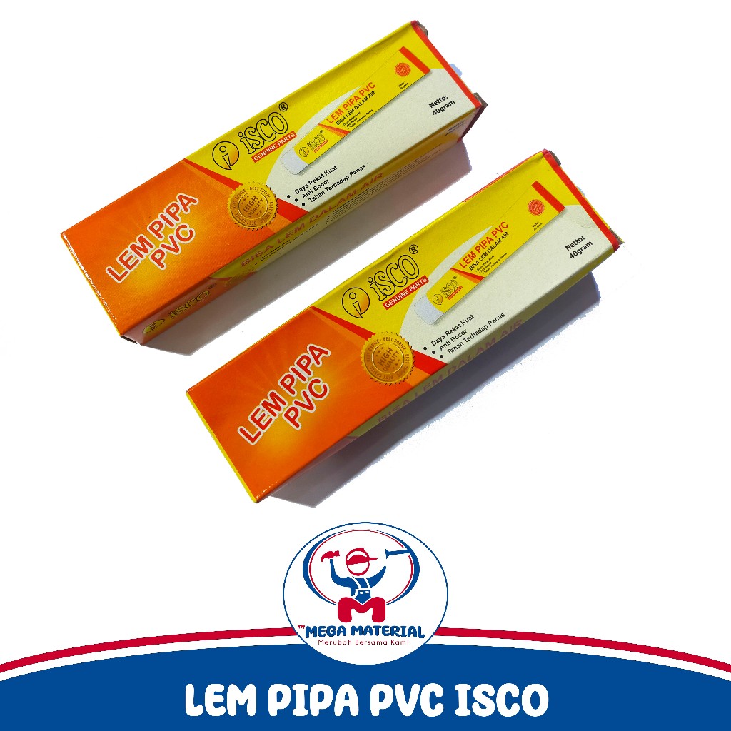 LEM PIPA PVC TAHAN AIR ISCO 40gr