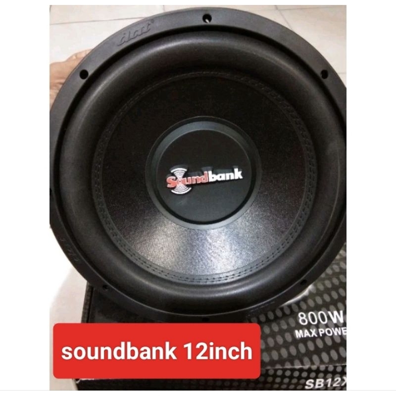 speaker subwoofer 12inch soundbank