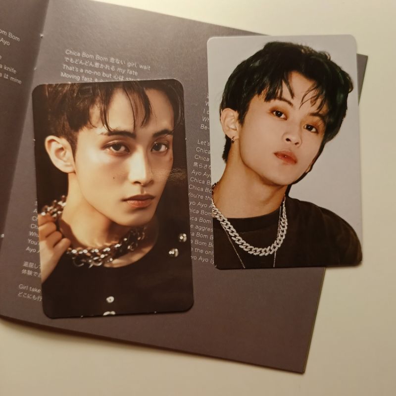 [Tolong Ganti SiCepat] Mark Fabric Poster Hot Sauce & TC SG24 Black Concept Ver B NCT Dream