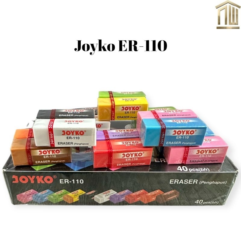 

Penghapus Joyko Kecil Warna ER 110 (Pack 40 Pcs)
