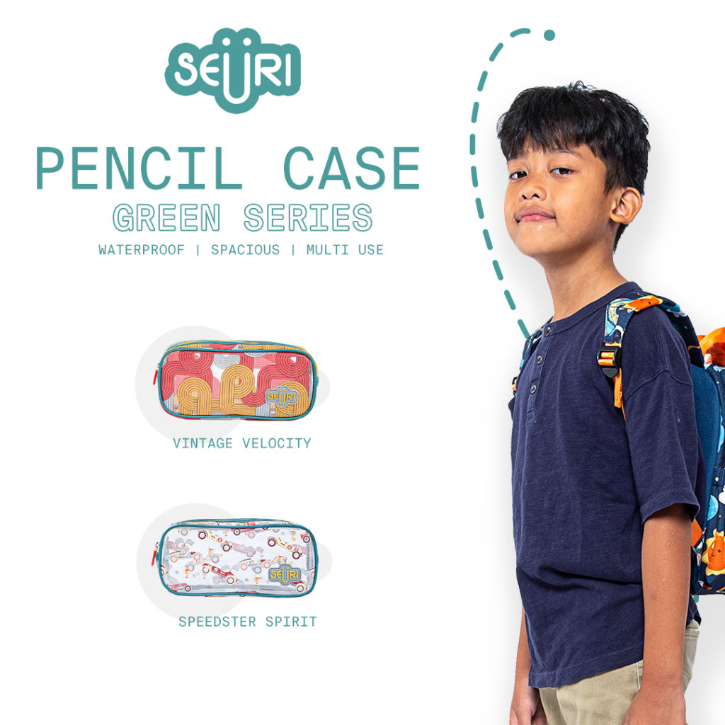 

Seuri Pouch / Tempat Pensil / Pencil Case untuk Sekolah Green Series