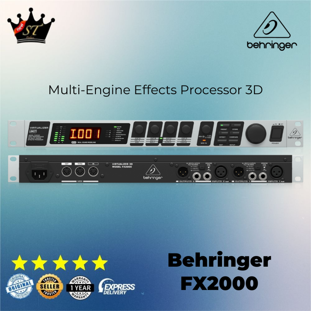 BEHRINGER FX2000 Efek Vocal / Multi Effect untuk Live dan Recording