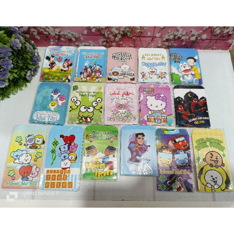 

Amplop Lebaran Karakter Lucu isi 10 pcs