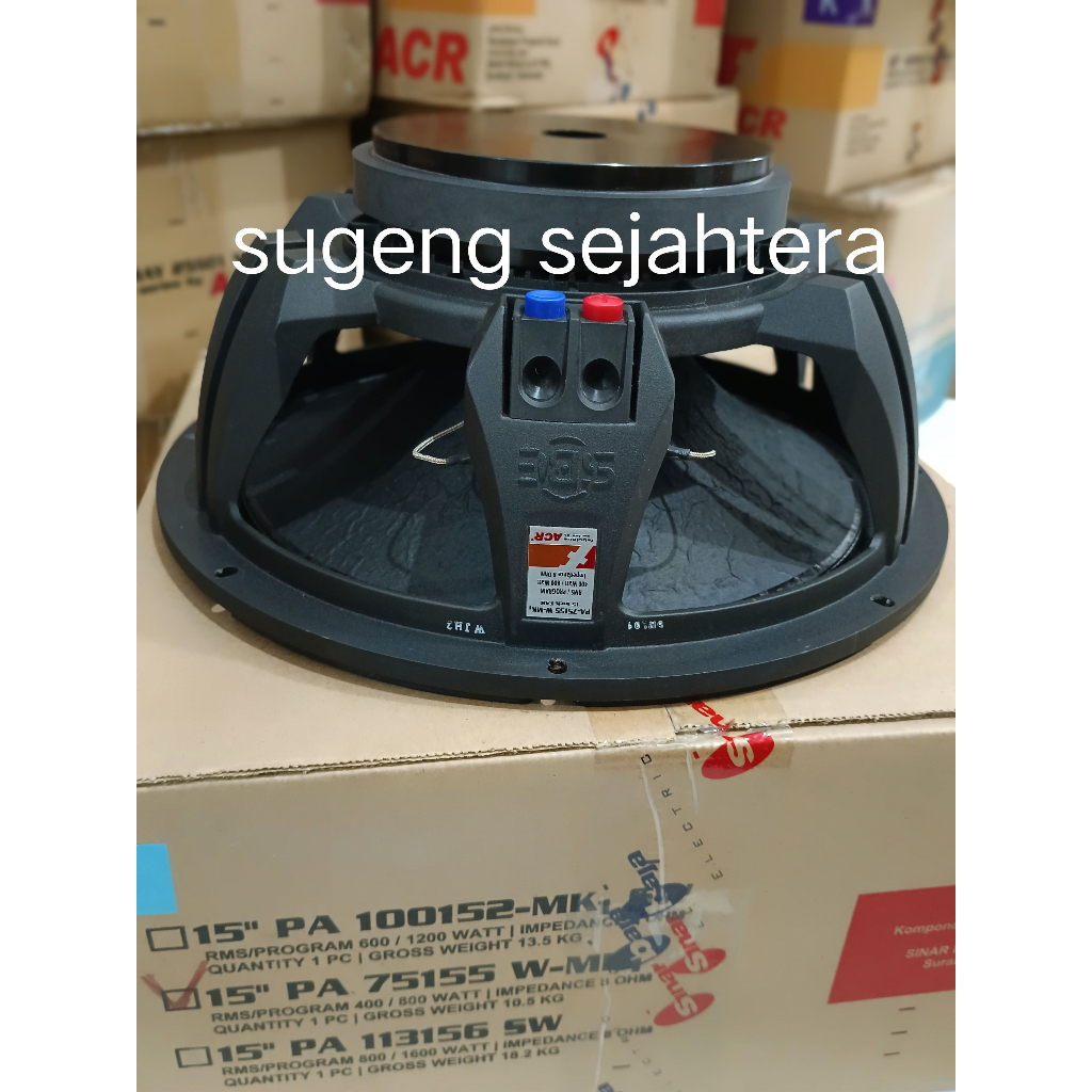 SPEAKER 15 INCH 15 PA75155 W-MK1 FABULOUS ORIGINAL