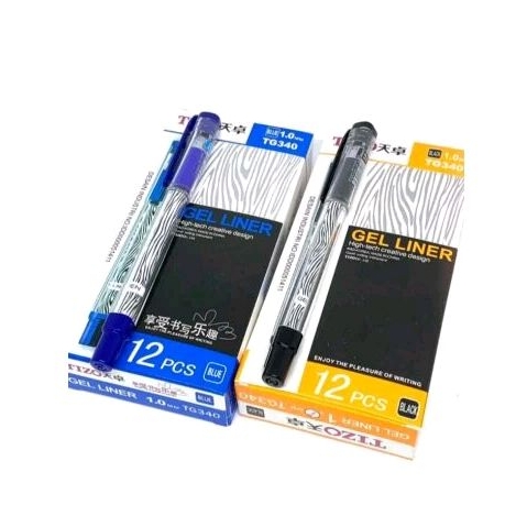 

Bulpen Gel TIZO TG-340 1.0 hitam/biru (12pcs)