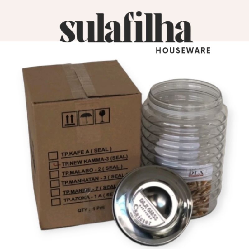 Toples kerupuk DLX kamma 3 kapasitas 4 Liter