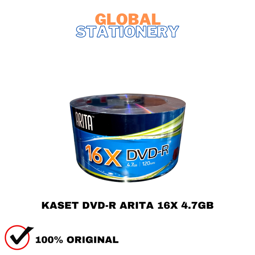 KASET DVD KOSONG / DVD-R ARITA 4.7GB 16X 120 MIN