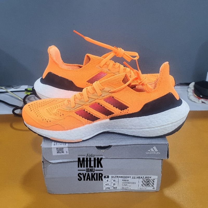 Adidas Ultraboost 22 Heat.rdy Original Orange BNIB