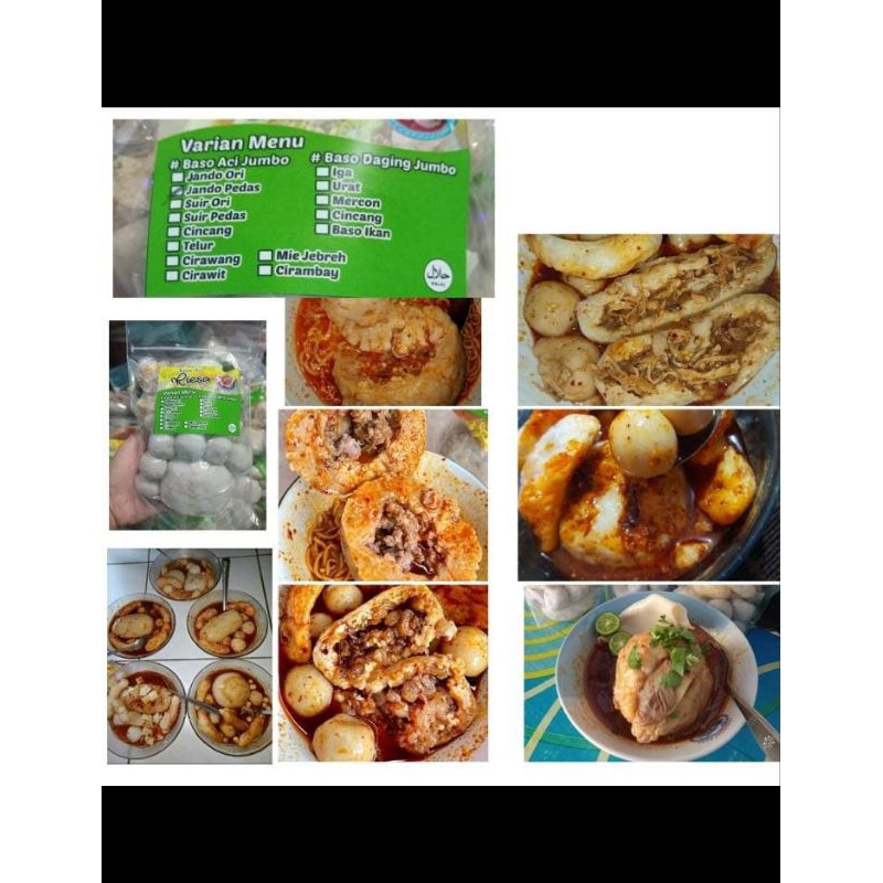 

bakso aci dan bakso jumbo
