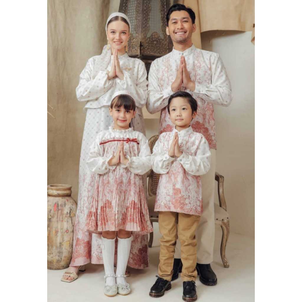 Harlowkids Family Set Alexander B | Family Set Lebaran 2024 | Baju Couple Keluarga | Baju Muslim Cou