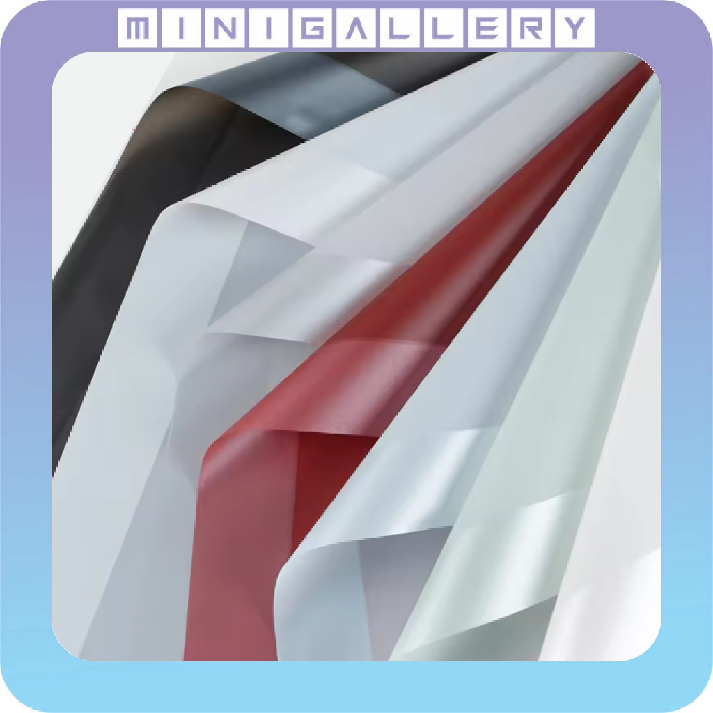 

20 LEMBAR Flower Wrapping Big Line Color Cellophane Kertas Buket Bunga Florist KB27