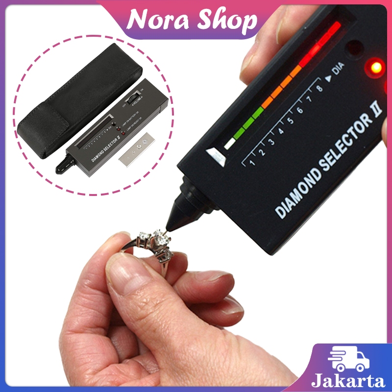 Alat Deteksi Gemstone Diamond Alat Tes Uji Keaslian Alat Ukur Kekerasan Batu Berlian Permata Akik Te