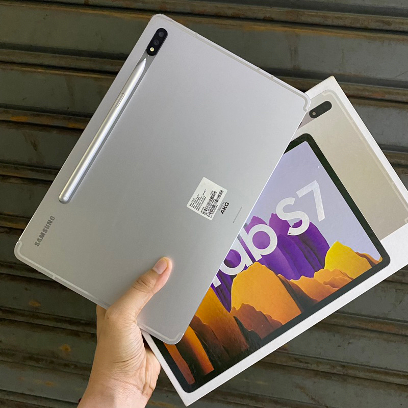 Samsung Tab S7 6/128gb second bekas pakai normal mulus fullset ori include keyboard
