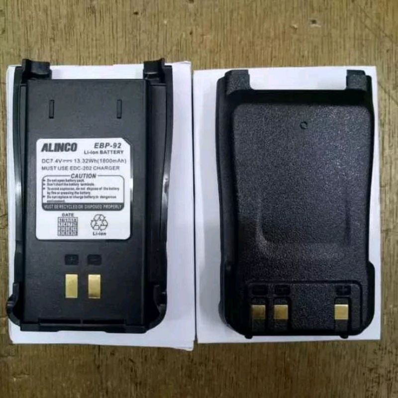 Baterai HT Alinco DJ-CRX 5 bisa untuk Seri CRX 1, CRX 3, CRX 4, dan CRX 5 original Alinco