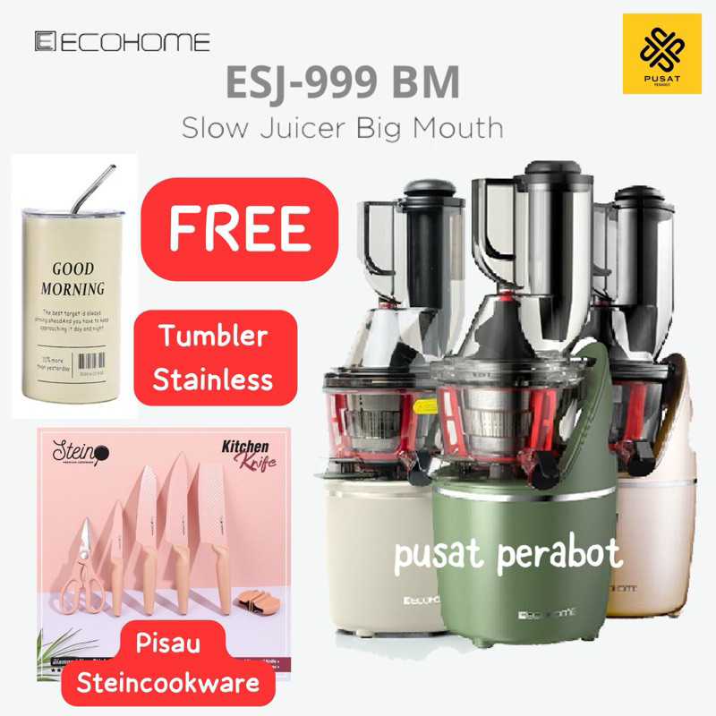 Ecohome Slow Juicer Big Mouth ESJ-999BM | Slow Juicer Ecohome ESJ 999BM | Ecohome Slow Juicer