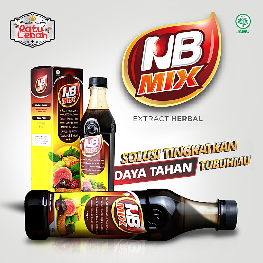 

KEMASAN BARU Sari kurma NB MIX Madu Angkak Jambu Biji Propolis Plus UBI JALAR ISI 470 GRAM