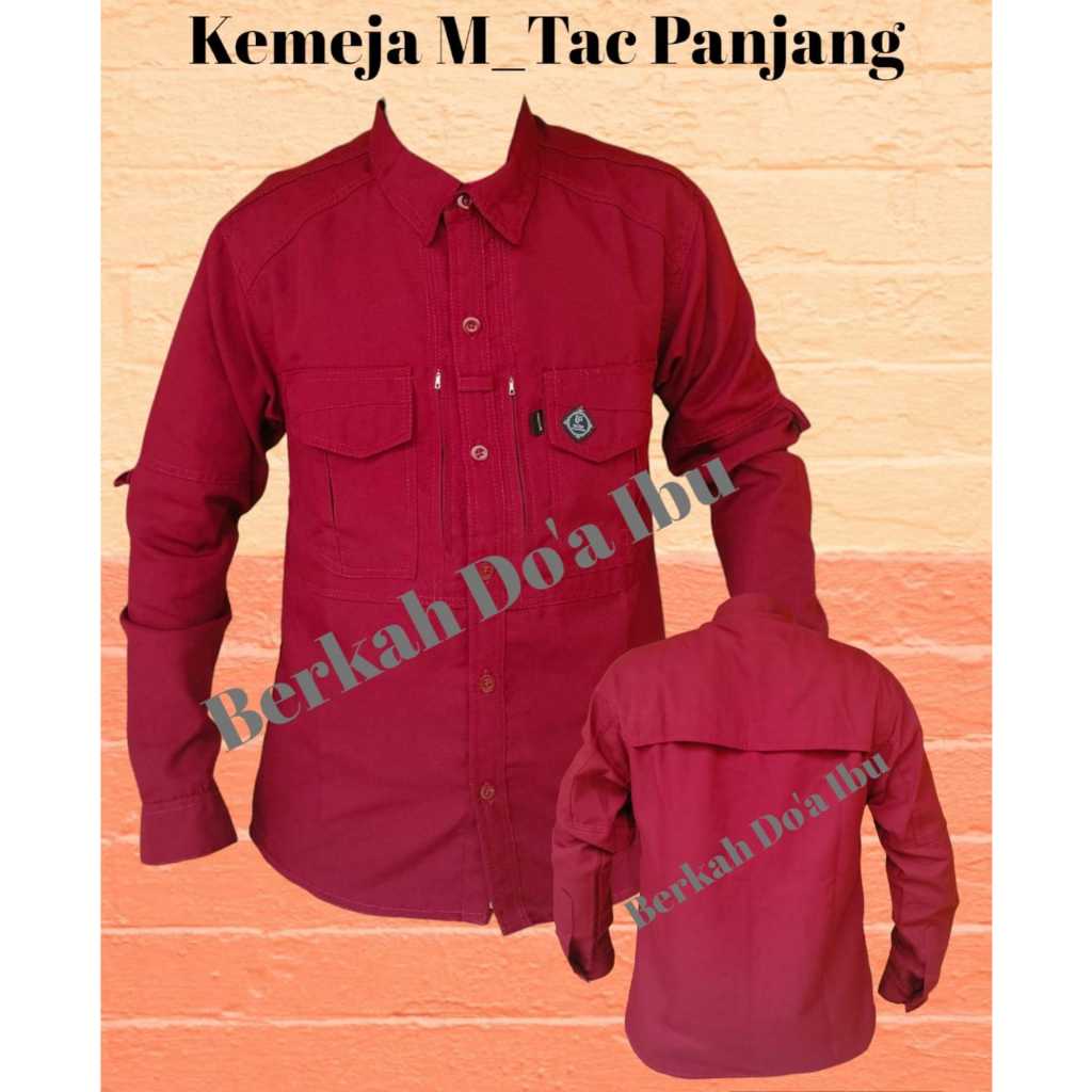 Grosir Kemeja Tactical M-TAC Free Gantungan ID Card / Kemeja Reskrim / Kemeja BUMN / Kemeja Lapangan