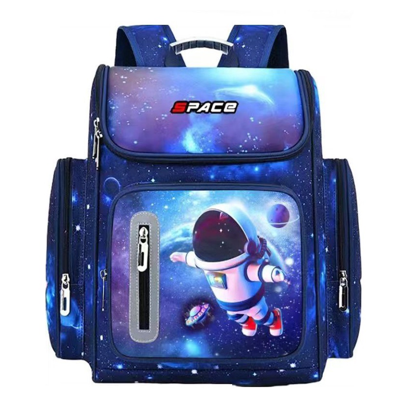 STAR Tas ransel waterproof tas sekolah SD anak laki laki motif Astronot Space backpack Anak Sekolah 