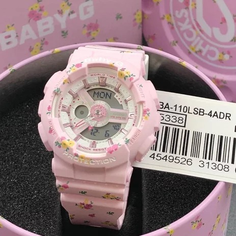 JAM TANGAN WANITA CASIO BABY-G BA-110LSB-4ADR ORIGINAL