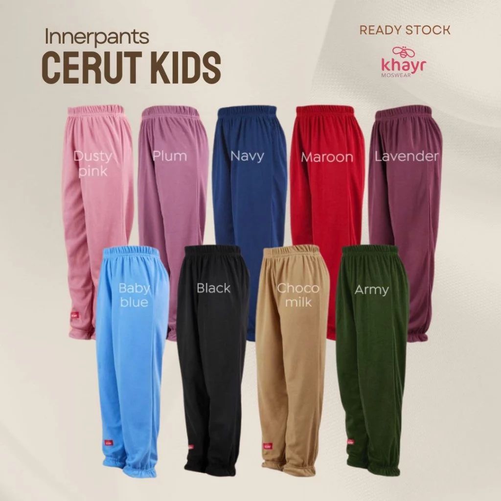 Khayr moswear innerpants kids celamis cerut celana panjang anak perempuan