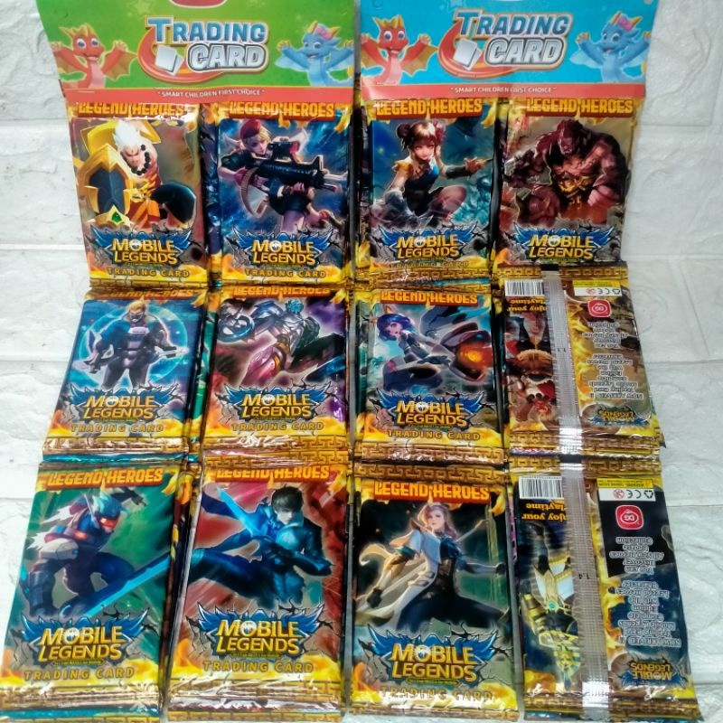 KARTU FOIL ML/MOBILE LEGENDS TRADING CARD GAMES MAINAN GROSIR/ KARTU PERMAINAN MOBILE LEGEND