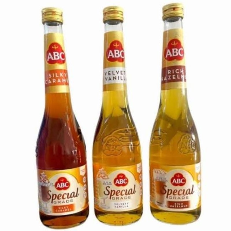 PROMO only instan/sameday ABC Sirup Special Grade Silky Caramel / Velvety Vanilla 485 ML