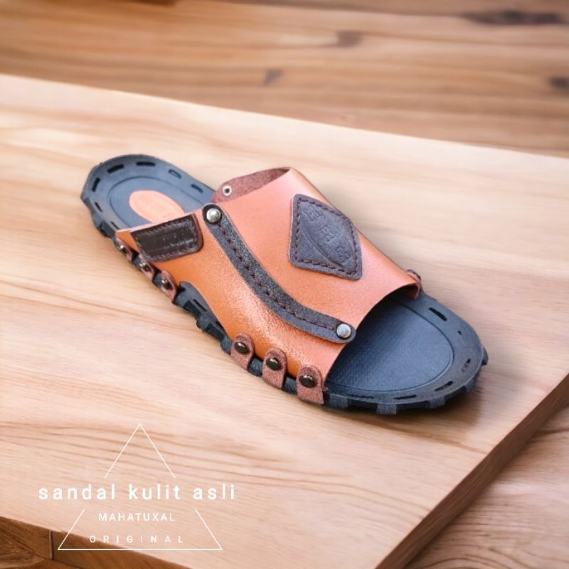 Sandal kulit pria terbaru / sandal kulit pria dewasa / sandal kulit asli