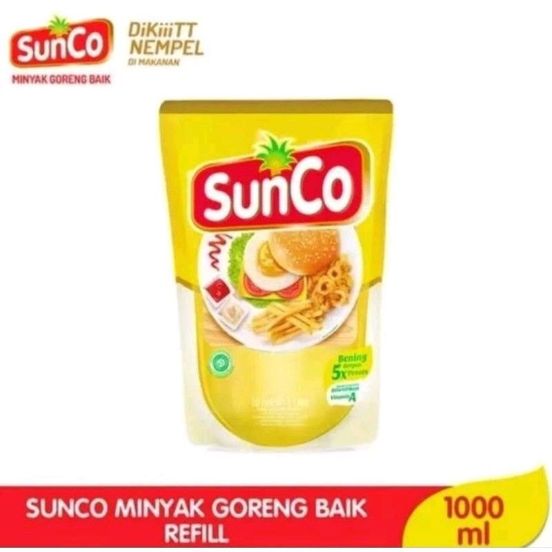 

Minyak Goreng Sunco kemasan isi 1L