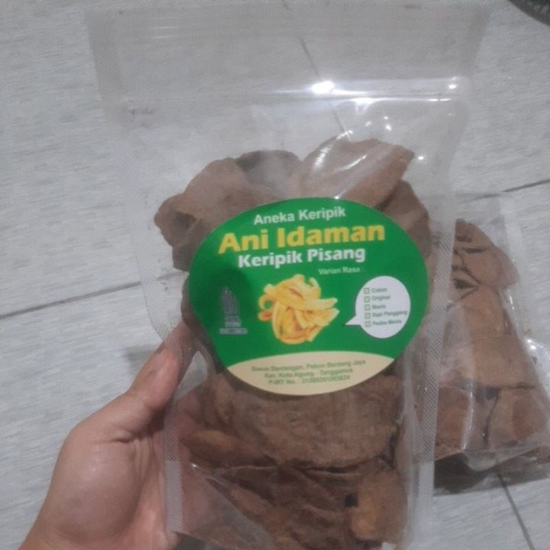 

keripik pisang coklat