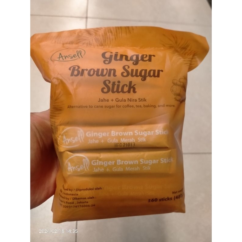 

ANSELL GINGER BROWN SUGAR STICK (60 Stick)